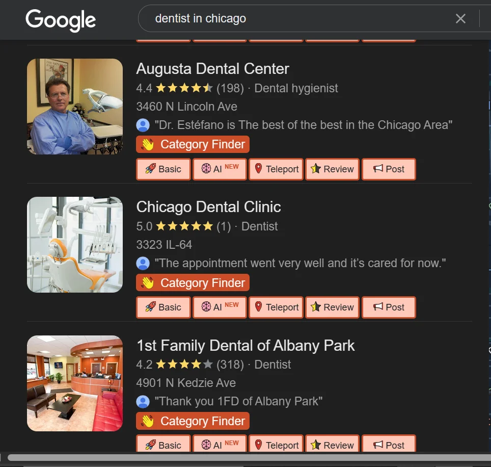 Dental SEO: This is the example of local SEO